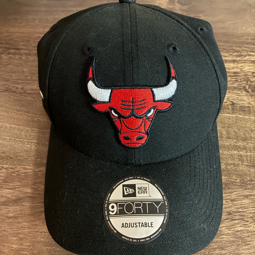 New Era Black Cap with Red Bull Design